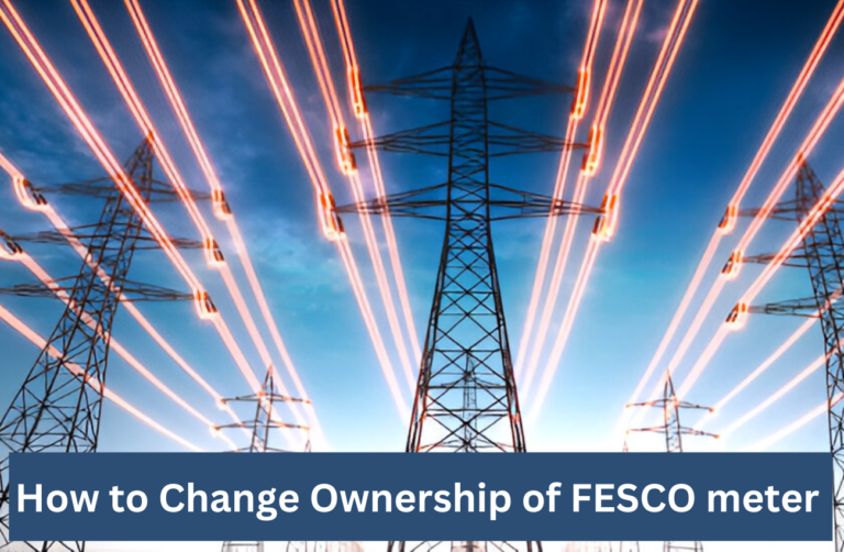 How to Change Ownership of FESCO Meter?